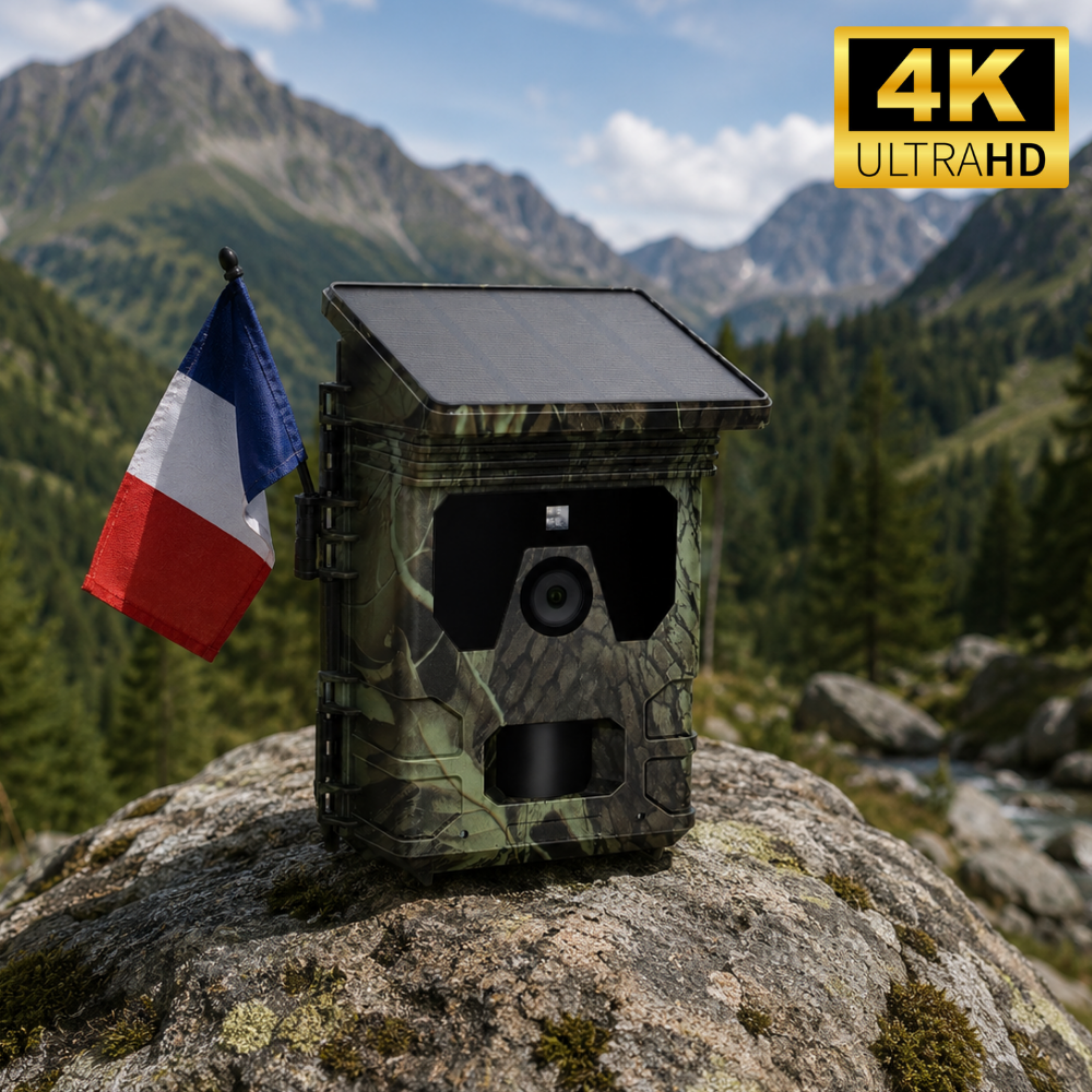 Caméra de Chasse Solaire 4K Ultra HD