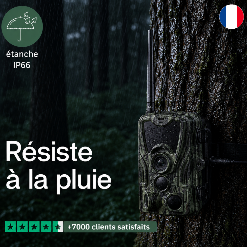 Caméra de Chasse 1080P avec écran 4G+