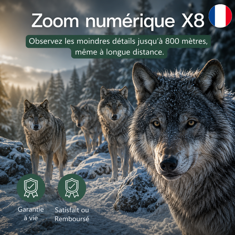 Jumelles Pro Vision Nocturne 4K