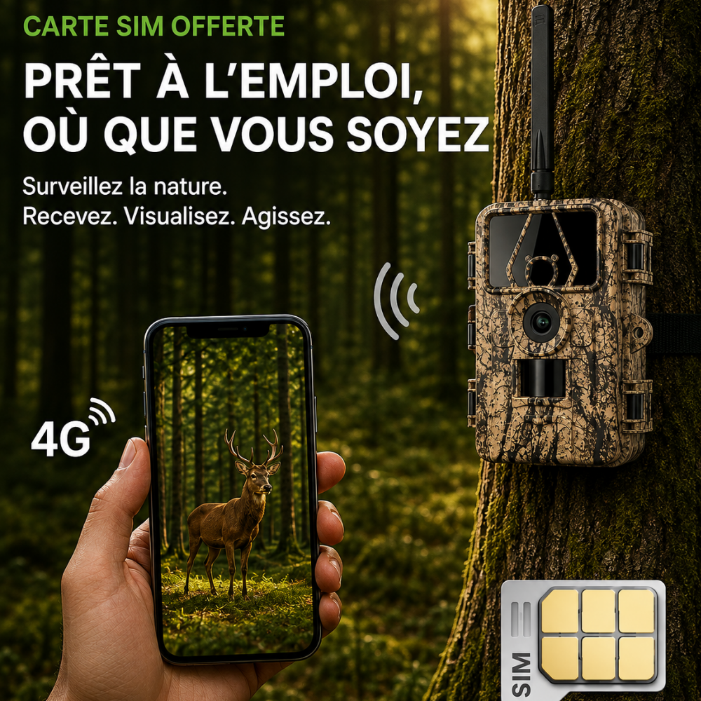 Caméra de Chasse 8K 4G