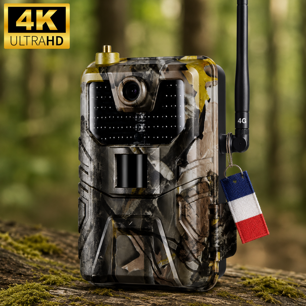 Caméra de Chasse 4K avec écran 4G+