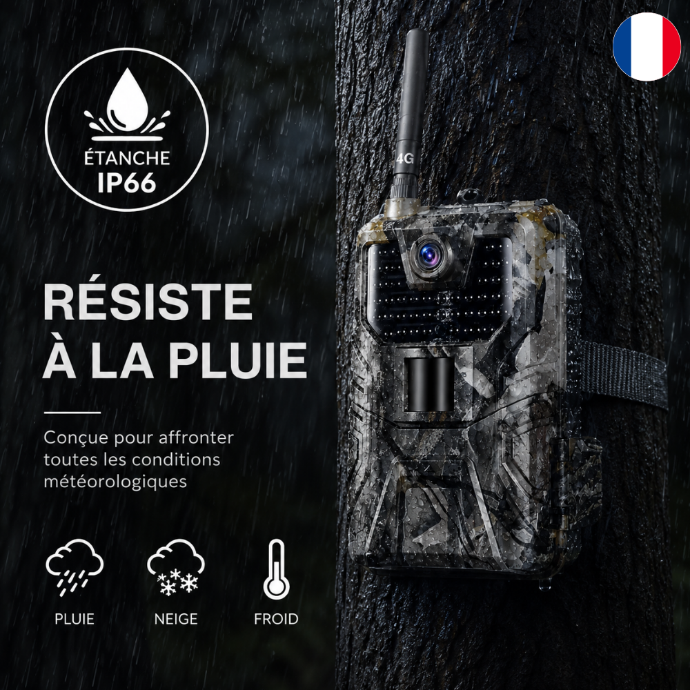 Caméra de Chasse 4K avec écran 4G+