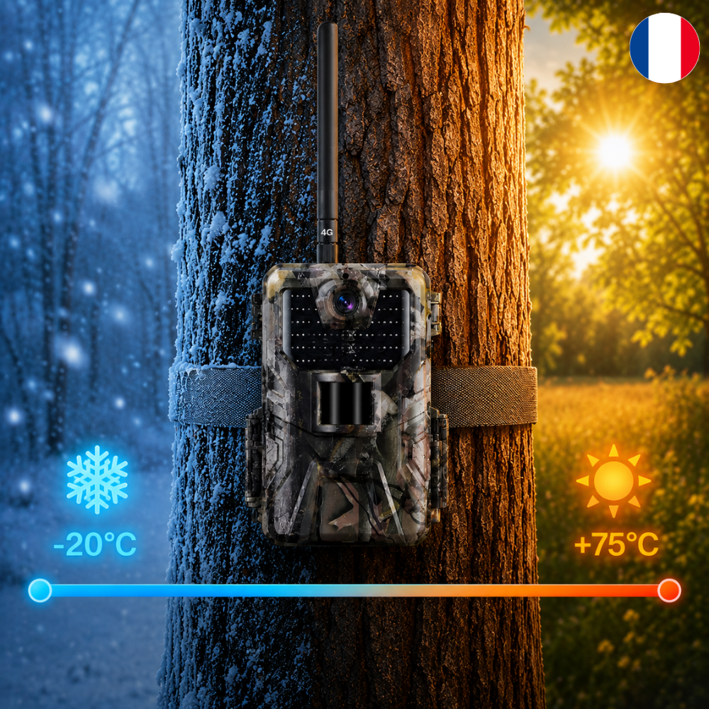 Caméra de Chasse 4K avec écran 4G+