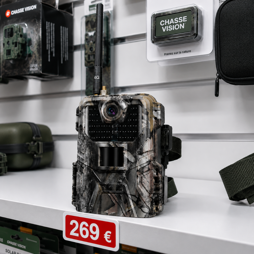 Caméra de Chasse 4K avec écran 4G+