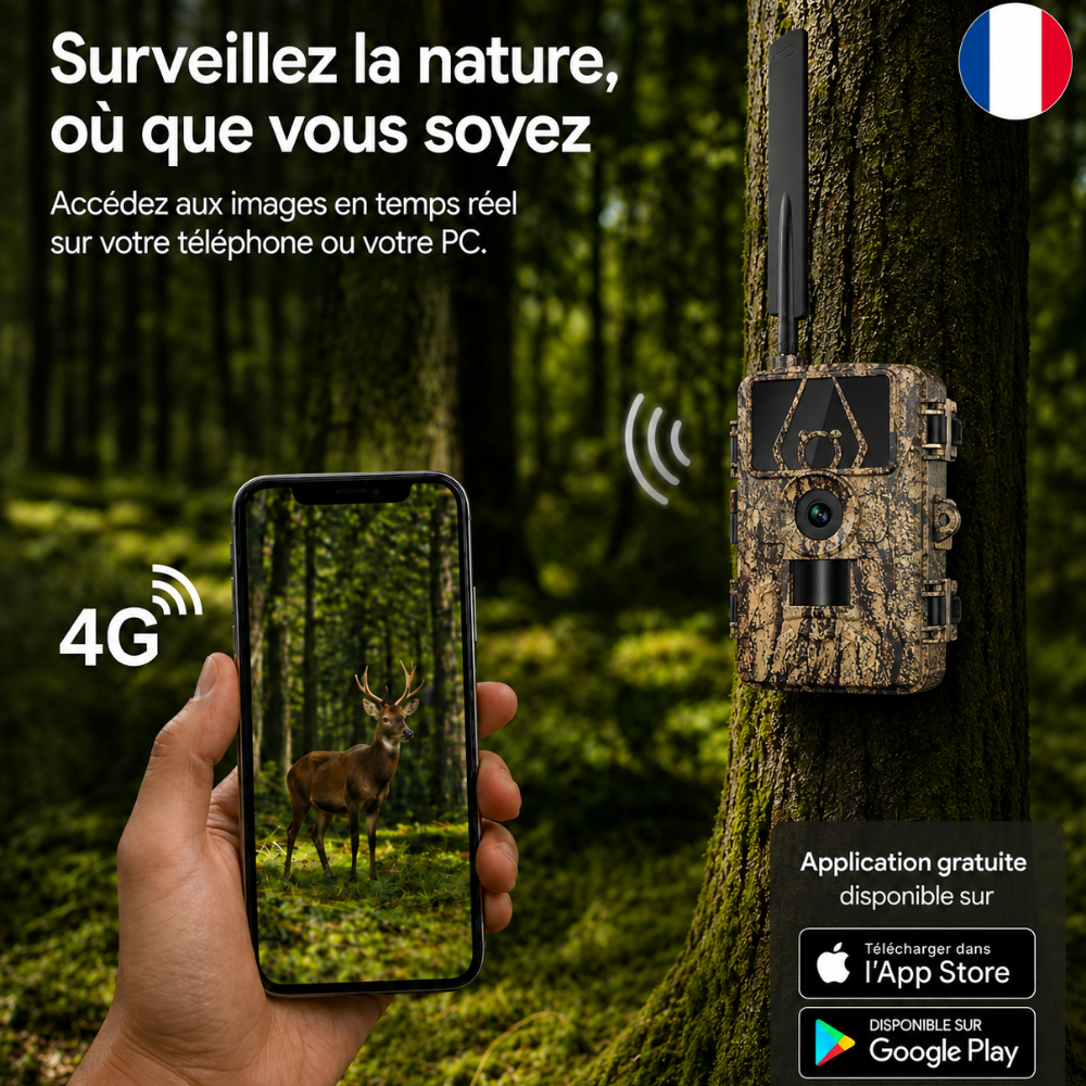 Caméra de Chasse 8K 4G