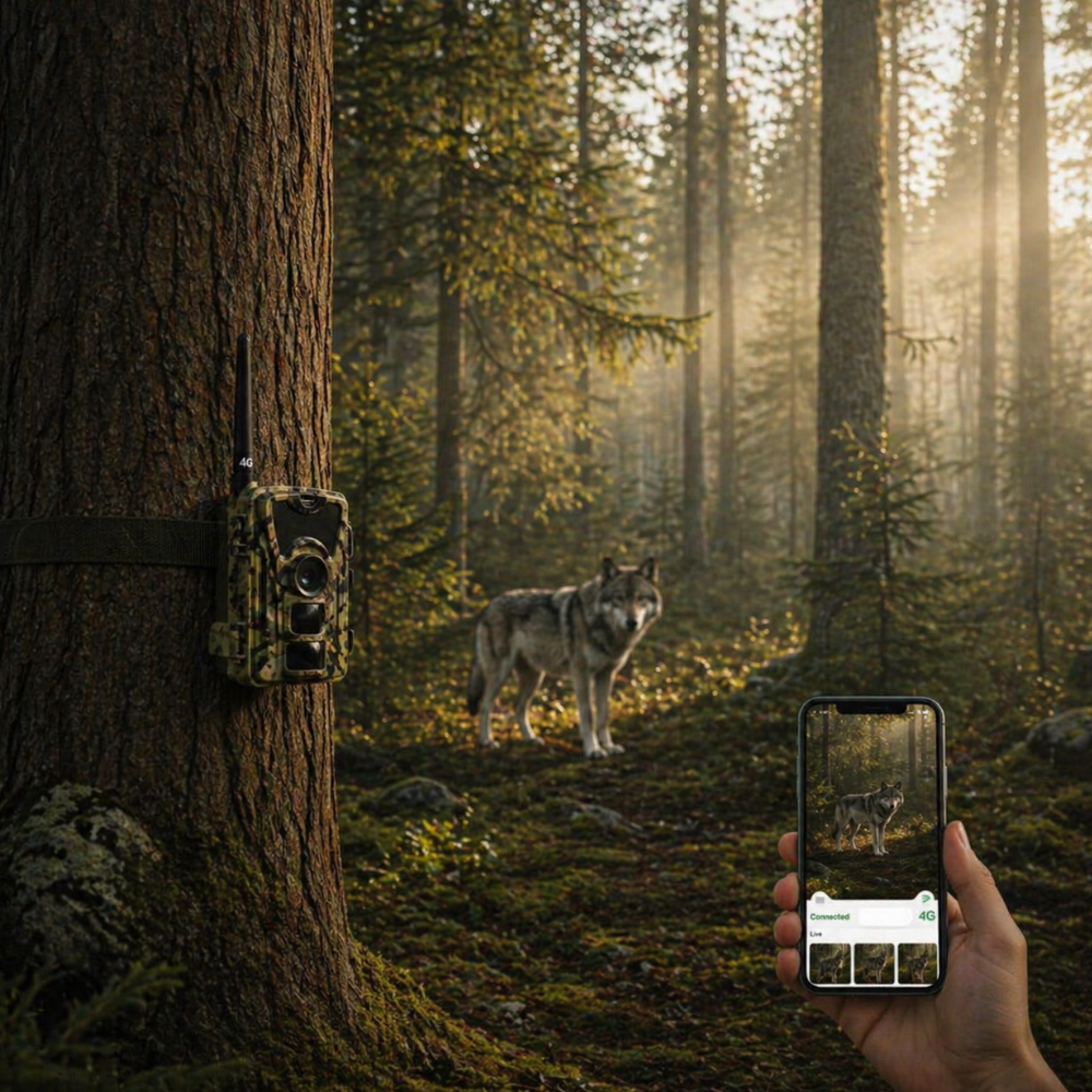 Caméra de Chasse 1080P avec écran 4G+